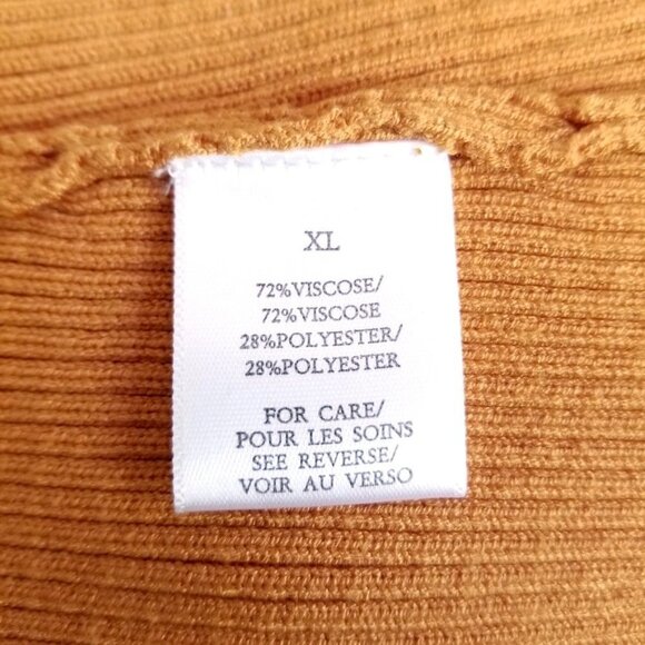 NWT Ronny Kobo Ivana Minimal Ribbed Knit Slit Midi Tank Dress Burnt Orange XL - Picture 15 of 16